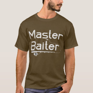 Camiseta Pesca De Baixo-Mestre Para A Pesca De Pai Da Lã Le
