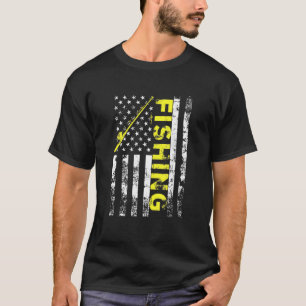 Camiseta Pesca De Bandeira Americana Rod Usa Patriótica 4º 