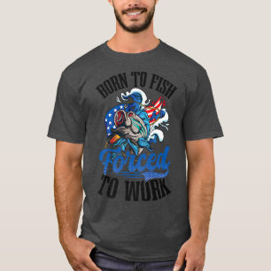 Camiseta Pesca De Bandeira Com Design De Trabalho Forçado D