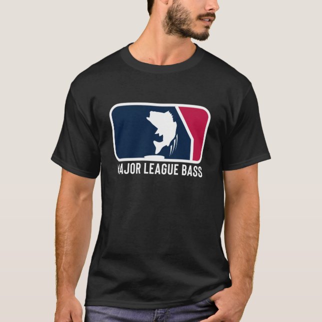 Camiseta Pesca de Bass da Liga Principal (Frente)