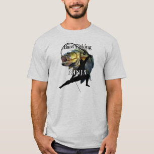 Camiseta Pesca de Bass Ninja