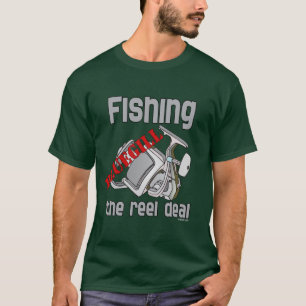 Camiseta Pesca De Bluegill A Reel Nega Pescaria Grave