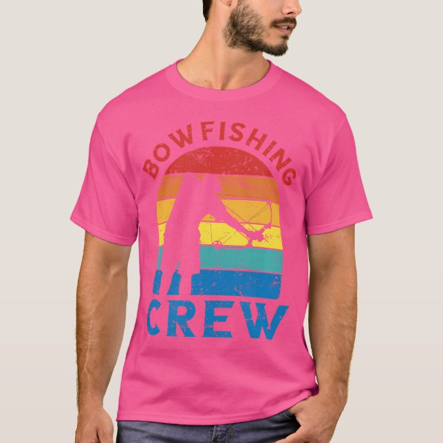 Camiseta Pesca de boliche Peixes Arcos caçadores de peixe (Frente)