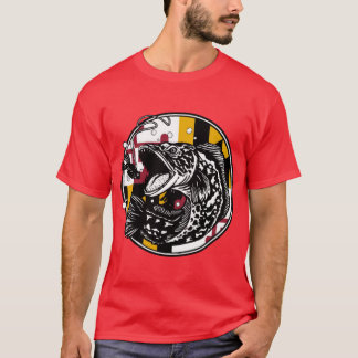 Camiseta Pesca de Cabeça de Cobra Maryland Super Dimensiona