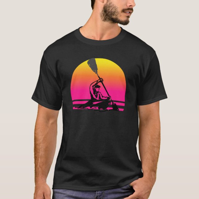 Camiseta Pesca de Caiaque no Rio Caiaque Pesqueiro Sóis (Frente)