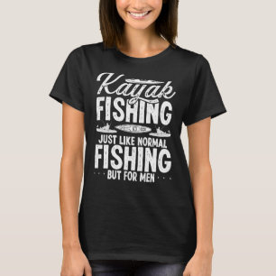 Camiseta Pesca de Caiaque para Homens Pescador de Caiaque P