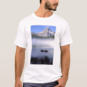 Camiseta Pesca de canoa no Lago Waterfowl, Banff Nacional