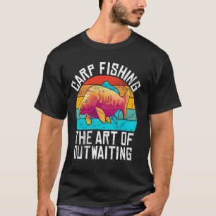 Camiseta Pesca de Carpa A Arte de Esperar pela Carpa Pesca