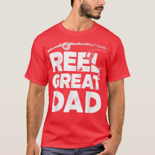Camiseta Pesca de Dia de os pais Engraçado Pai da bobina