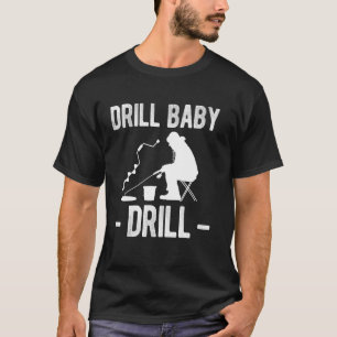 Camiseta Pesca De Gelo Com Perfuração De Bebê