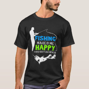 Camiseta Pesca de lança me deixa feliz