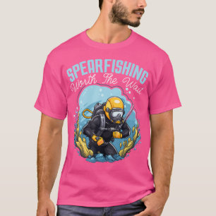 Camiseta Pesca de lança submarina Caça ao mar Pesca em libe