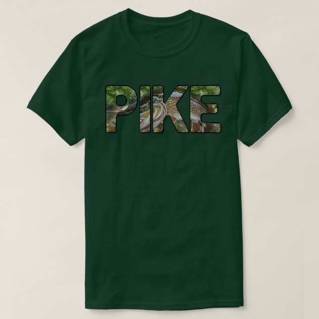 Camiseta Pesca de Lúcio (Frente do Design)