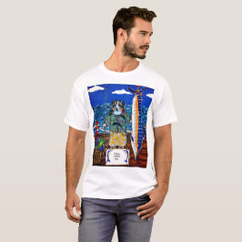 Camiseta Pesca de Marlin com Australian Shepherd