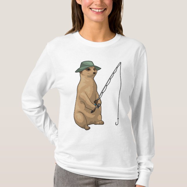 Camiseta Pesca de Meerkat (Frente)