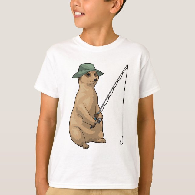 Camiseta Pesca de Meerkat (Frente)