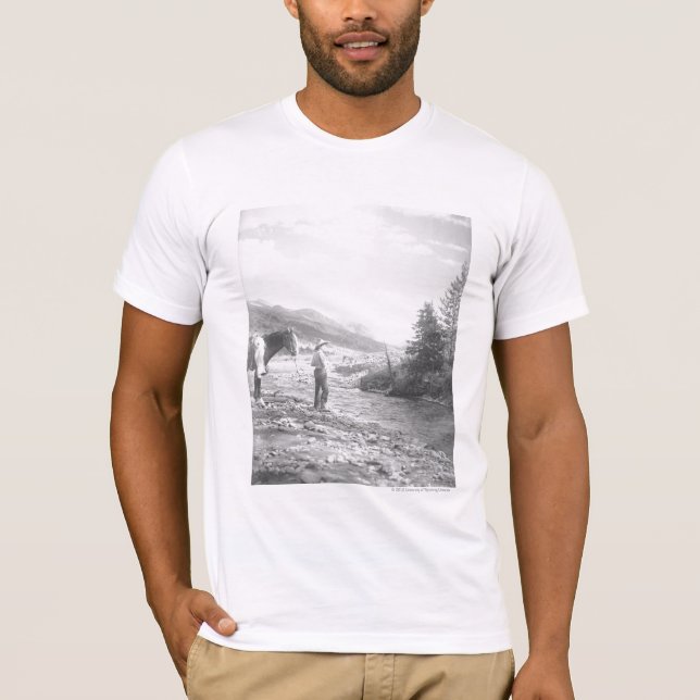 Camiseta Pesca de mosca do menino (Frente)