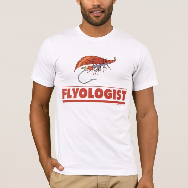 Camiseta Pesca de Mosca Engraçada (Frente)