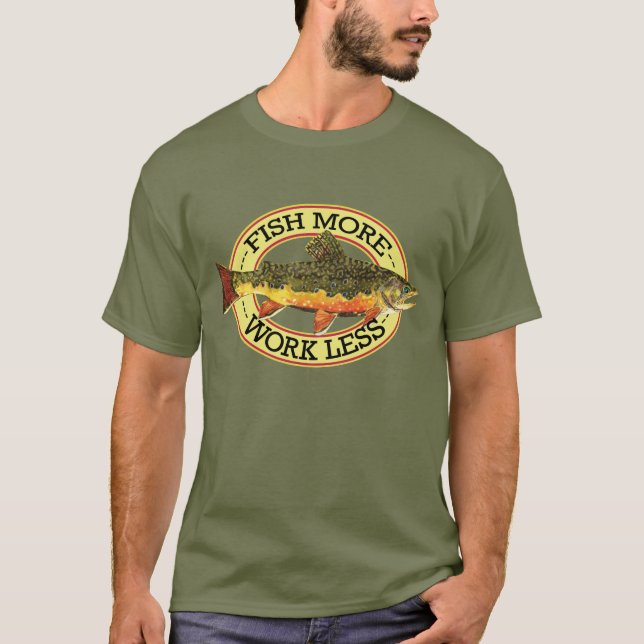 Camiseta Pesca de mosca humorística (Frente)