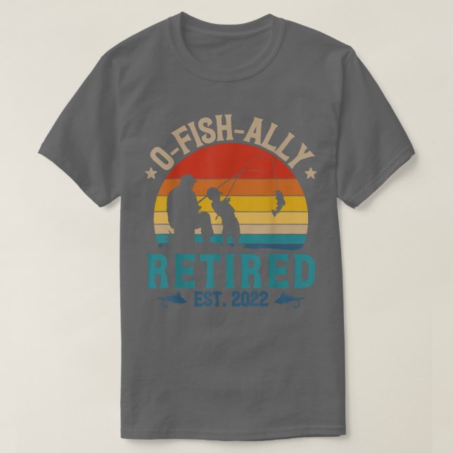 Camiseta Pesca De Mulheres Aposentada Ofisicamente 2022 Ref (Frente do Design)