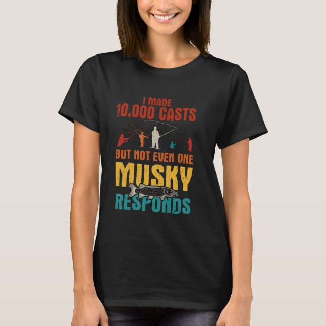 Camiseta Pesca de Muskellunge Musky (Frente)