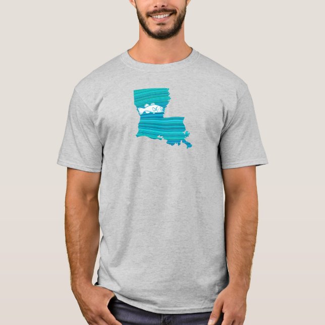 Camiseta Pesca de Onda Louisiana (Frente)