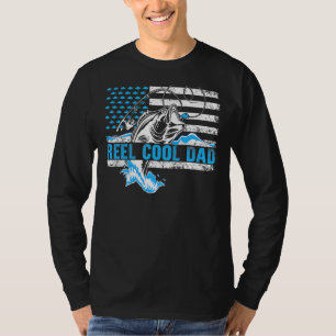 Camiseta Pesca de Pai Legal da roleta Pavilhão americano