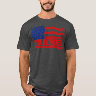 Camiseta Pesca de pavilhão norte-americano para agricultore