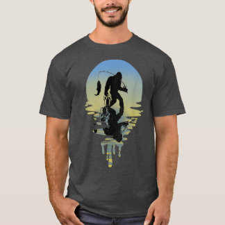 Camiseta Pesca De Pé Grande Pega Pescadores Engraçados Pesc