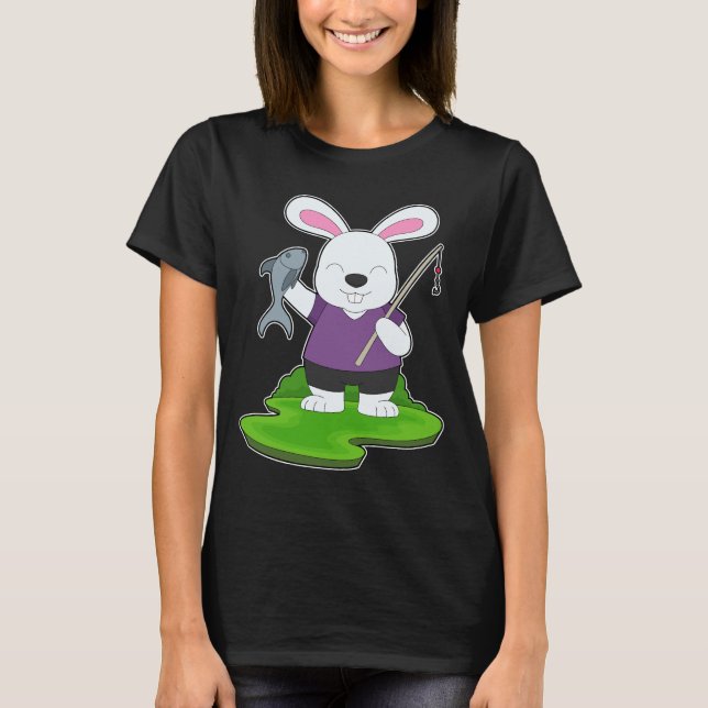Camiseta Pesca de Peixe Anzol Coelho (Frente)