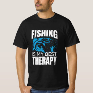 Camiseta Pesca De Peixe É A Minha Melhor Terapia