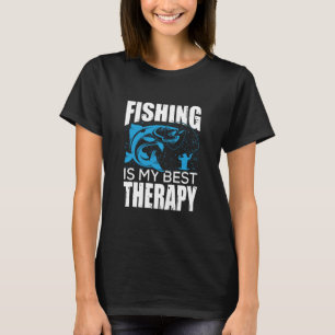 Camiseta Pesca De Peixe É A Minha Melhor Terapia