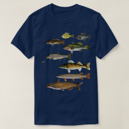 Camiseta Pesca de Peixe Lucioperca Crappie Sunfish Truta Ro