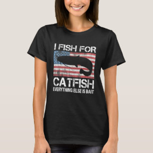 Camiseta Pesca De Peixes-Caprino Usa Pavilhão Pescador Peix