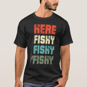 Camiseta Pesca de peixes pescador pescador