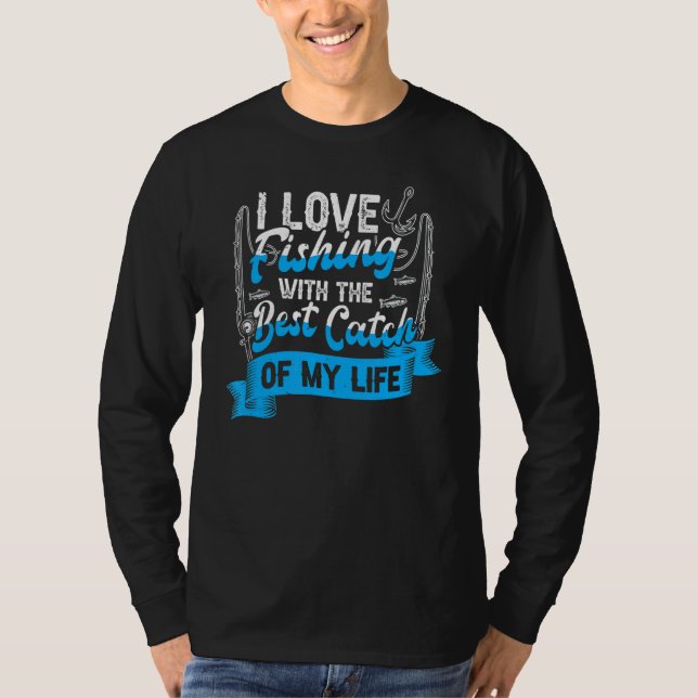 Camiseta Pesca de pescadores amigos (Frente)