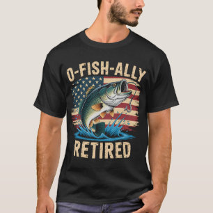 Camiseta Pesca de robalo camuflado patriótico