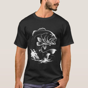 Camiseta Pesca de Robalo Preto