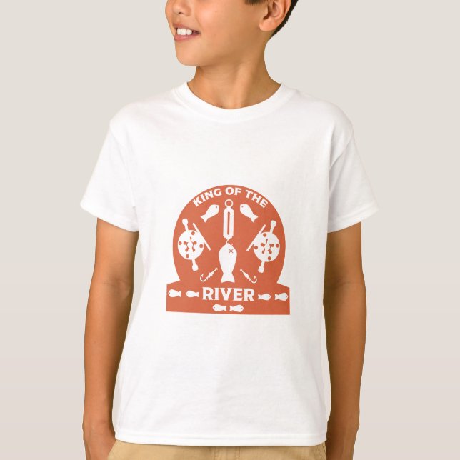 Camiseta Pesca de salmão Canadá (Frente)