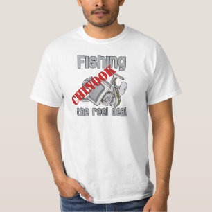 Camiseta Pesca De Salmão Chinook Pesca De Reel Deal