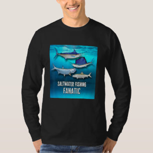 Camiseta Pesca De Salto No Mar Profundo