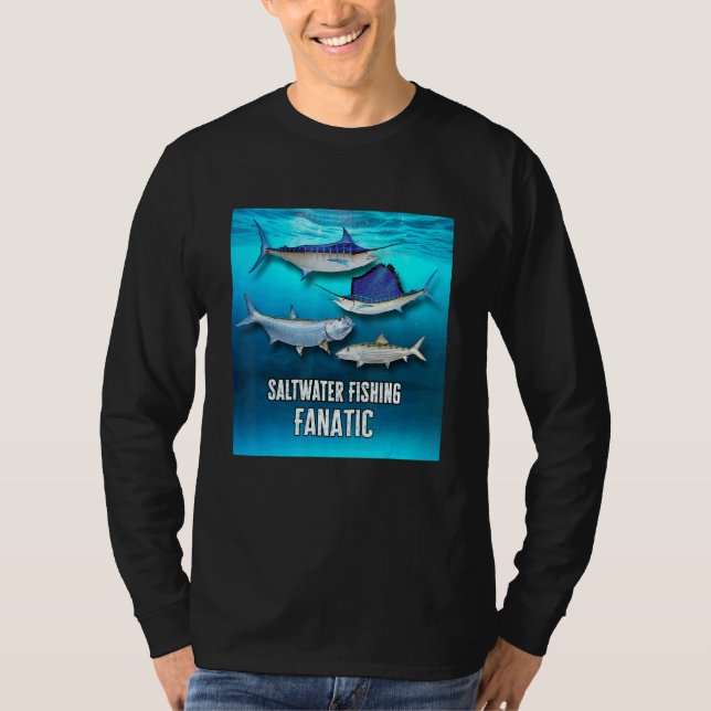 Camiseta Pesca De Salto No Mar Profundo (Frente)
