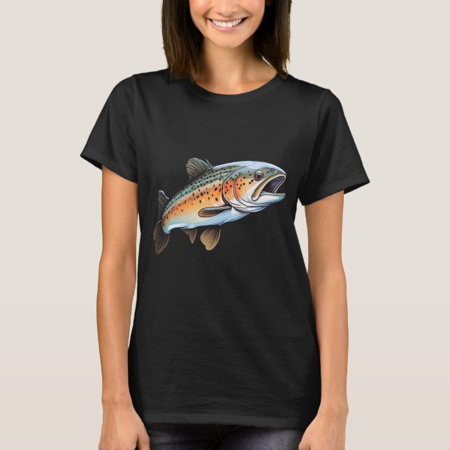 Camiseta Pesca de truta (Frente)