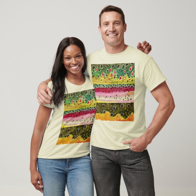 Camiseta Pesca de Truta (Unissex)