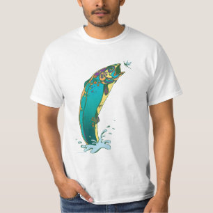 Camiseta Pesca de Trutas Psicodélicas