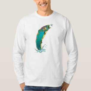Camiseta Pesca de Trutas Psicodélicas