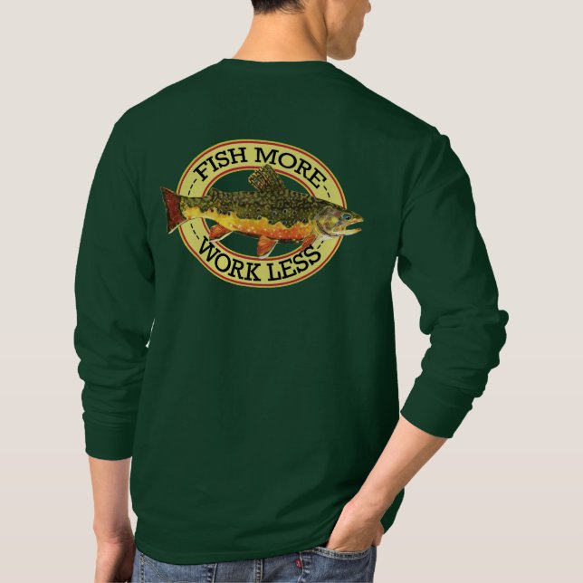 Camiseta Pesca de Voo Humorístico (Verso)