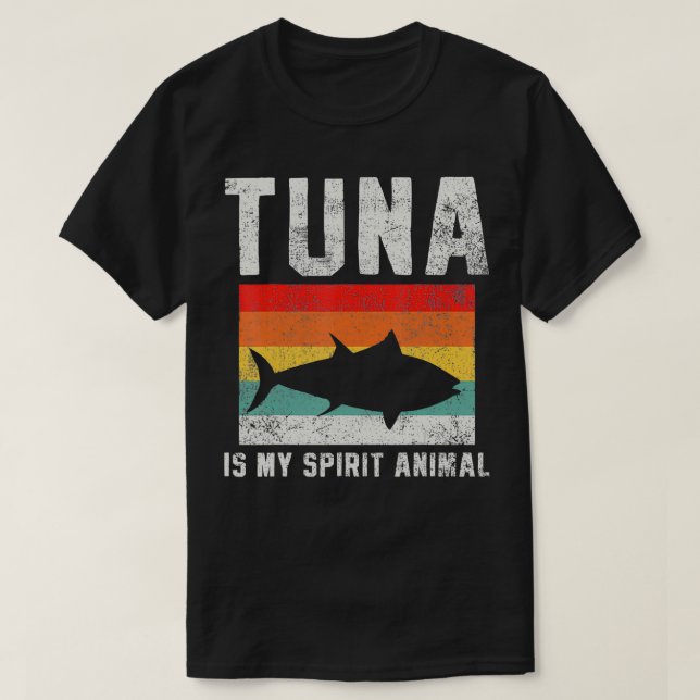 Camiseta Pesca Do Atum — Retro Vintage (Frente do Design)