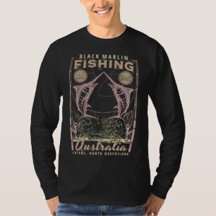 Camiseta Pesca do Black Marlin Cairs North Queensland Austr