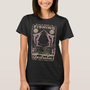 Camiseta Pesca do Black Marlin Cairs North Queensland Austr